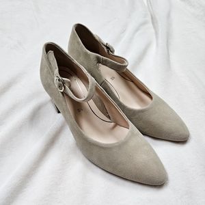 ARA London Sand Suede Pumps NWOT
